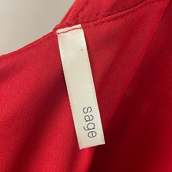 Sage Small Floral Open Back Full Length Jumpsuit Romper Boho Spring Summer - Picture 8 of 9